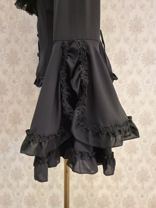 【ATELIER PIERROT工作室小丑Louise Jabot Blouse白/紫/黑