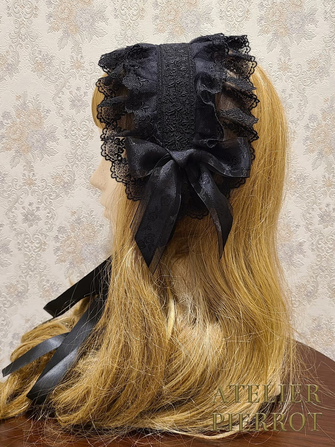 【ATELIER PIERROT】romanesque headdress ホワイト/ブラック