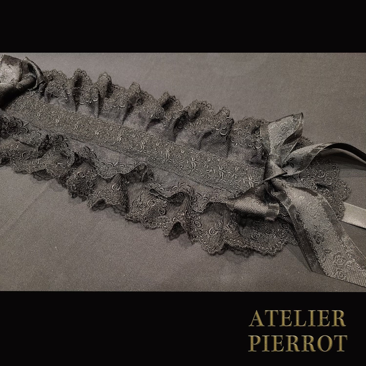 【ATELIER PIERROT】romanesque headdress ホワイト/ブラック