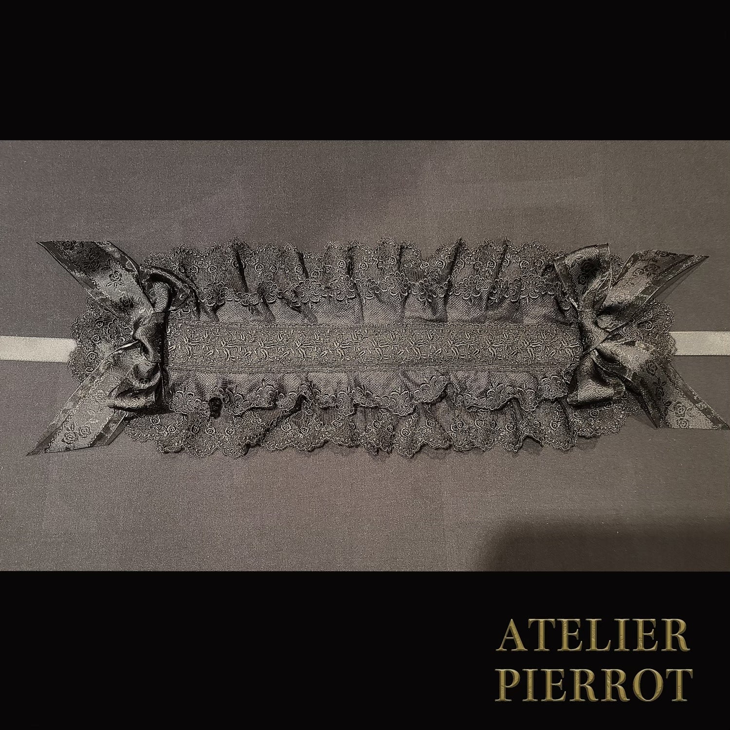 【ATELIER PIERROT】romanesque headdress ホワイト/ブラック