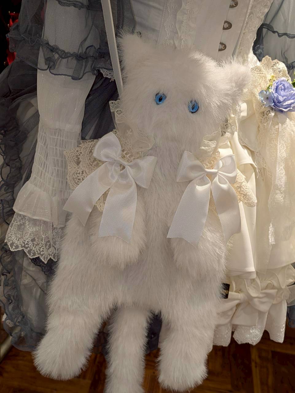 【ATELIER PIERROT】 Noir Neko Shoulder Bag ホワイト/グレー/ブラック