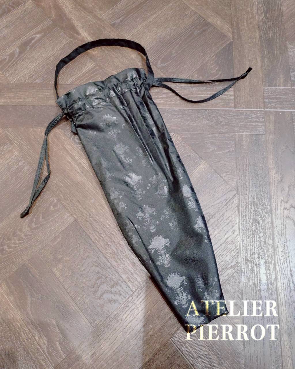 【ATELIER PIERROT】 Blooming Mini Bouquet Umbrella White/Black