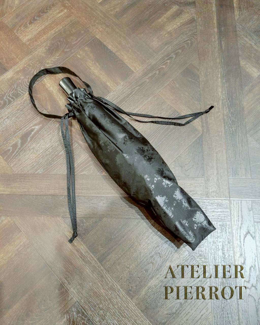 【ATELIER PIERROT】 Blooming Mini Bouquet Umbrella White/Black