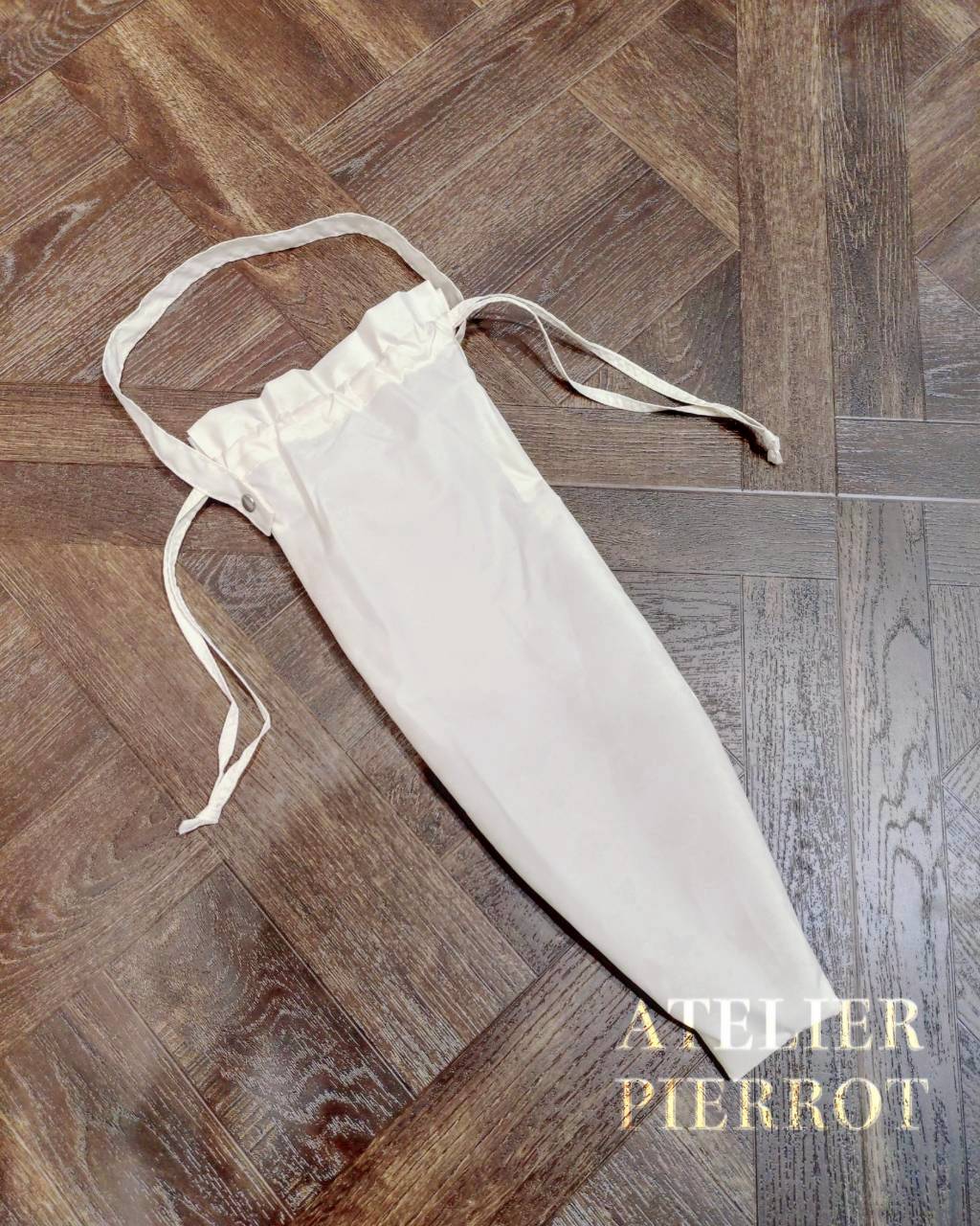 【ATELIER PIERROT】 Blooming Mini Bouquet Umbrella White/Black