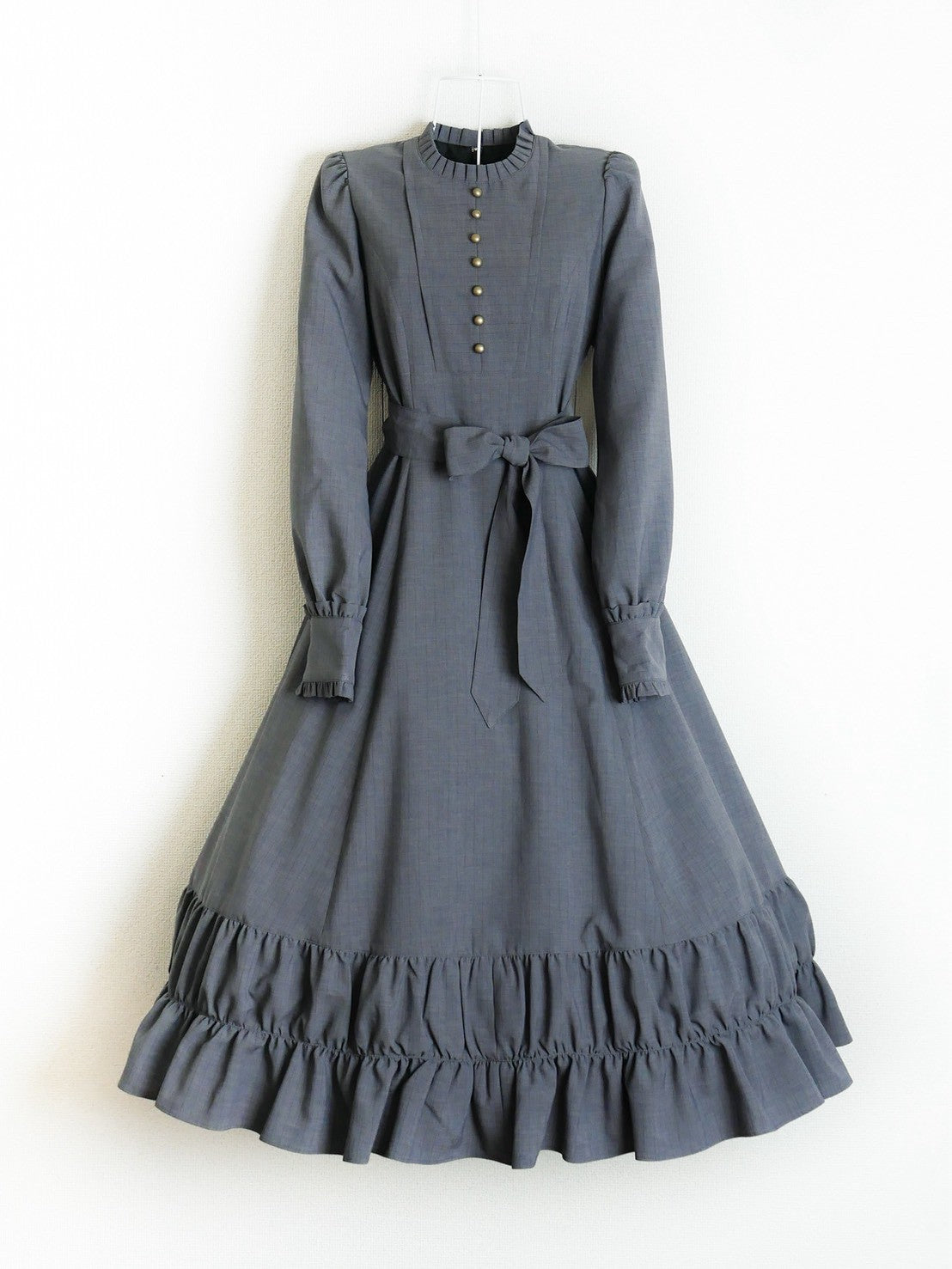 【Victorian maiden】ヴィクトリアンメイデンマルティエコールレースカラードレス モカブラウン/グレー★受注期間12月7日(日)まで★