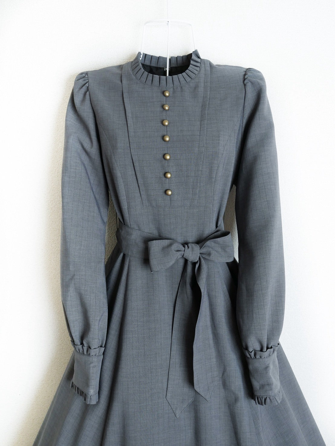 【Victorian maiden】ヴィクトリアンメイデンマルティエコールレースカラードレス モカブラウン/グレー★受注期間12月7日(日)まで★