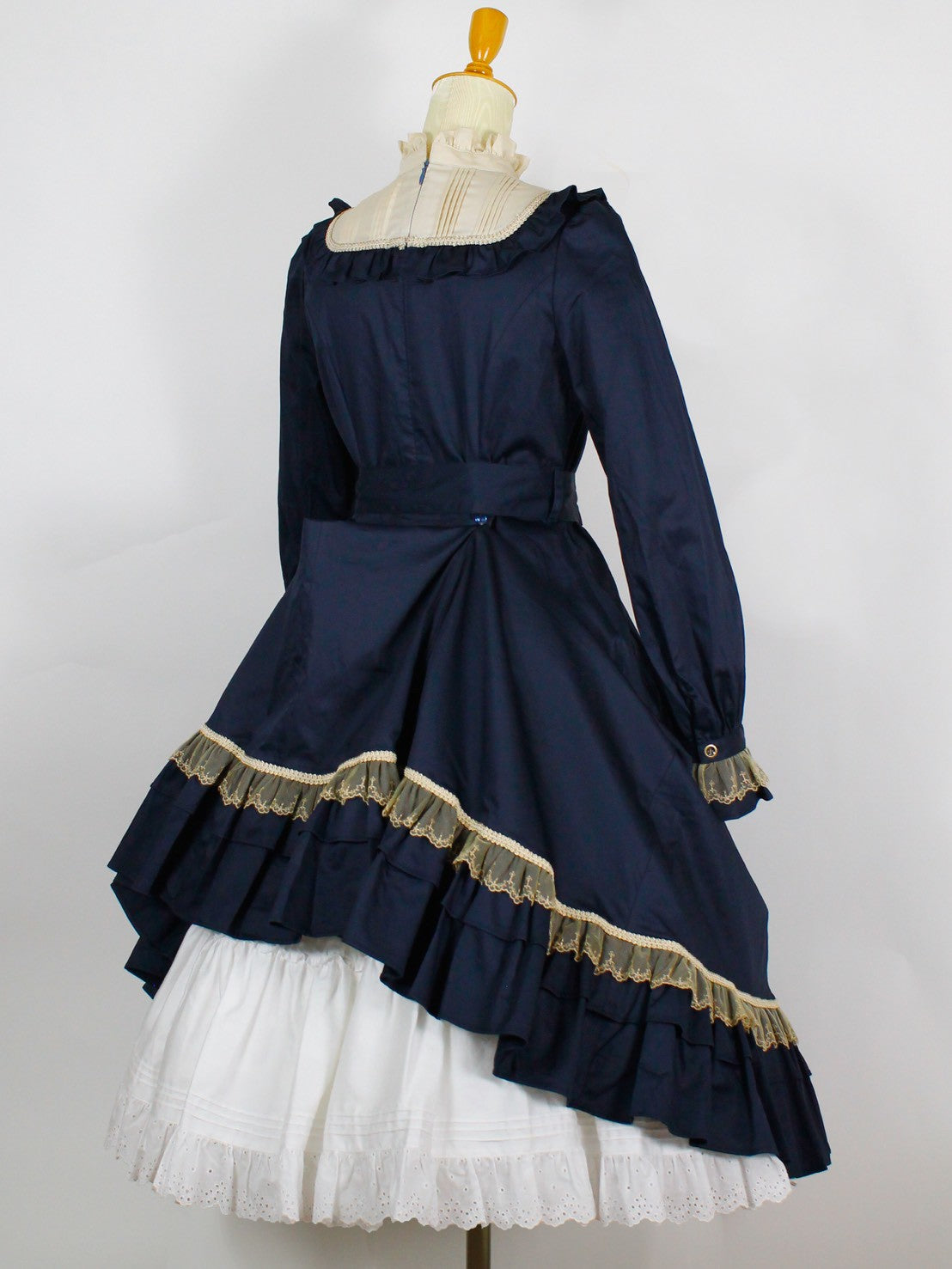 【Victorian maiden】ヴィクトリアンメイデン クラシカルドールロングドレス ボルドー/ネイビー/ブラック ノーマルサイズ/プラスサイズ ★受注期間1月18日(日)まで★