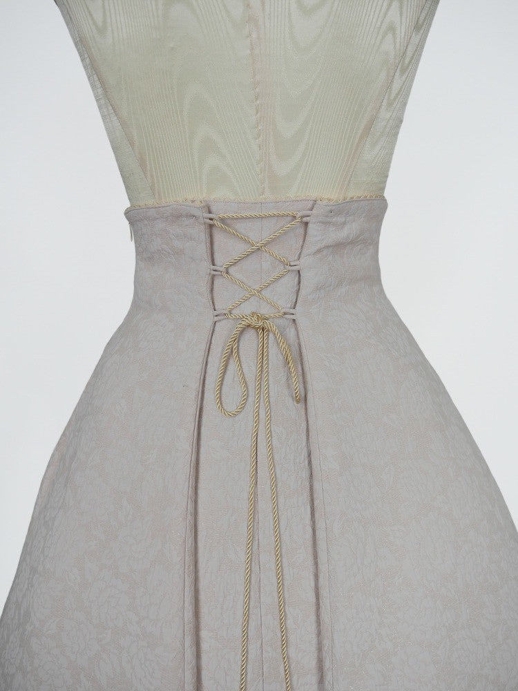 【Victorian maiden】ヴィクトリアンメイデン マトラッセローズハイウエストスカート カメオローズ/ローズレッド/ダークネイビー