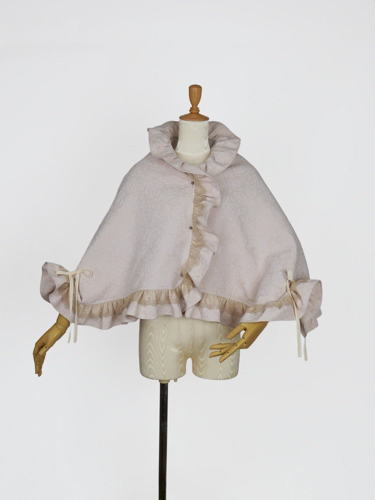 【Victorian maiden】ヴィクトリアンメイデン マトラッセローズガウンケープ カメオローズ/ローズレッド/ダークネイビー