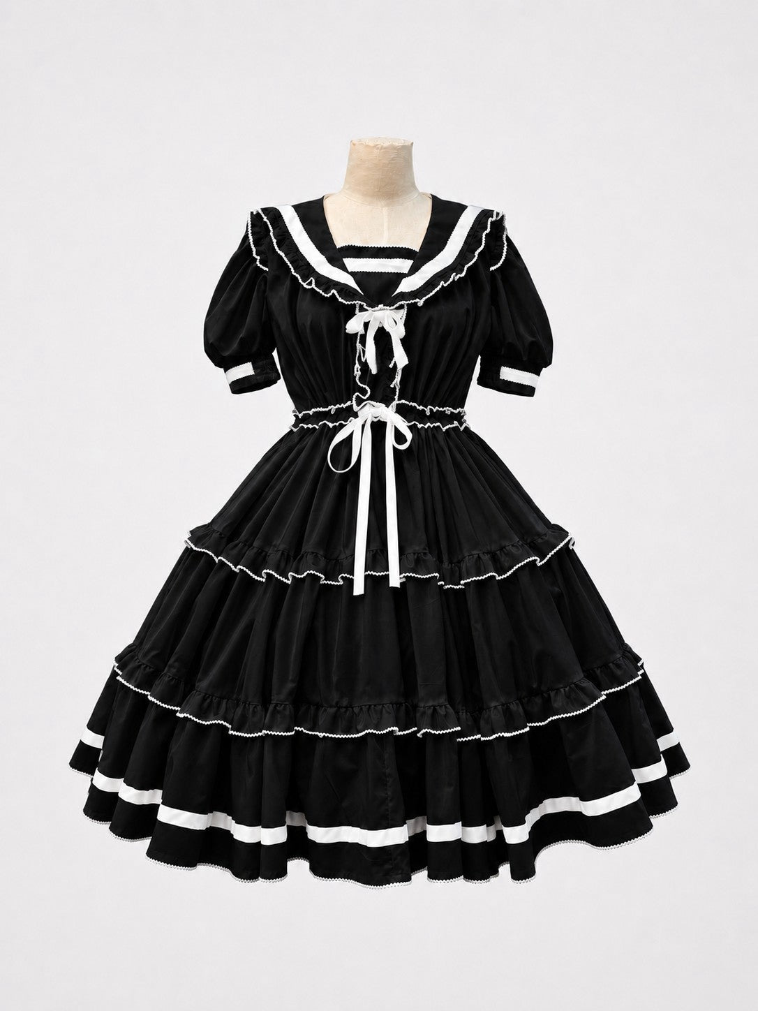 【Baroque】バロック ★ご予約受付中★ Perles de roséeセーラーワンピース 4色展開 M~L/XL