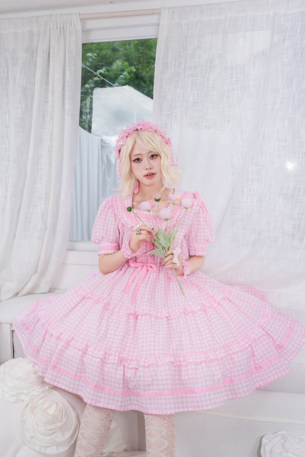 【Baroque】バロック ★ご予約受付中★ Perles de roséeセーラーヘッドドレス 4色展開