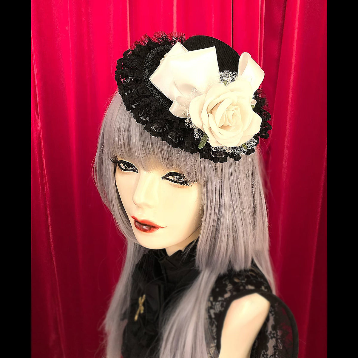 【Estrellas】エストレージャス オリジナルミニハット 黒×白