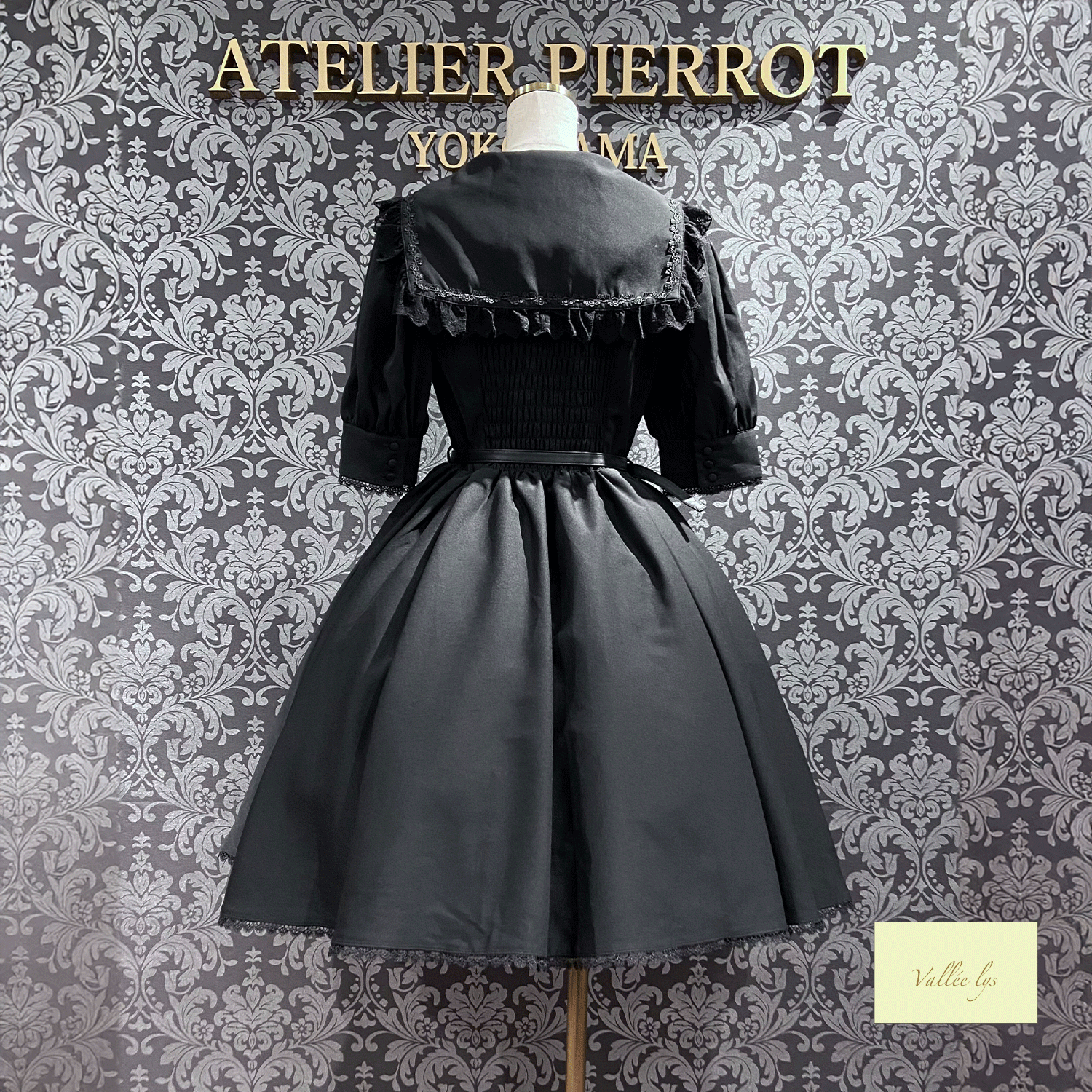 【Vallée lys】ヴァレリス Sailor Waltz Dress ボルドー/ネイビー/ブラック