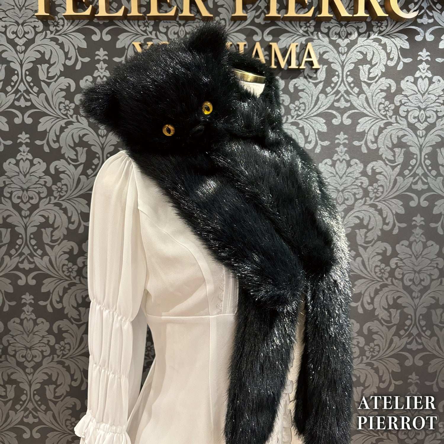 【ATELIER PIERROT】 Neige Neko Muffler