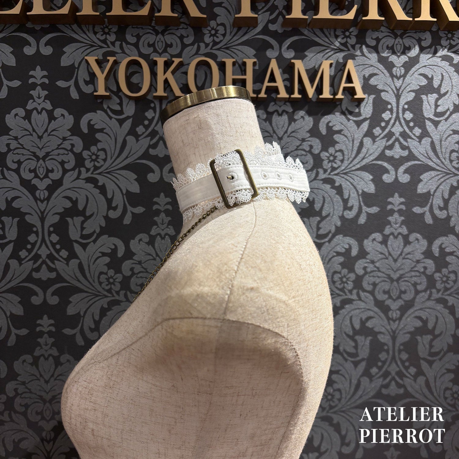 【ATELIER PIERROT】 ★ご予約受付中★ Forbidden Prayer Choker Necklace Set ホワイト/ブラック