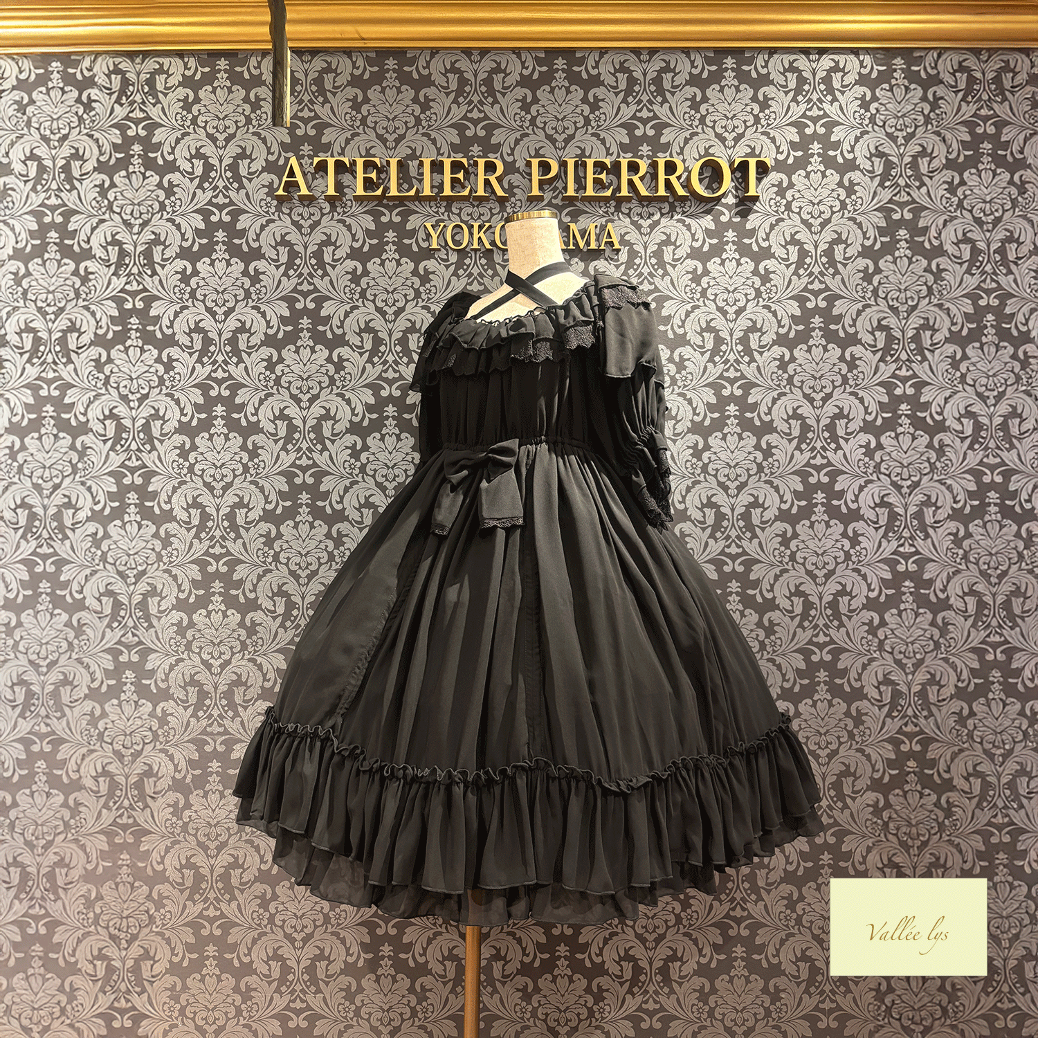 【Vallee lys】valleis Blessed Veil Dress白色/波尔多/紫色/海蓝色/黑色