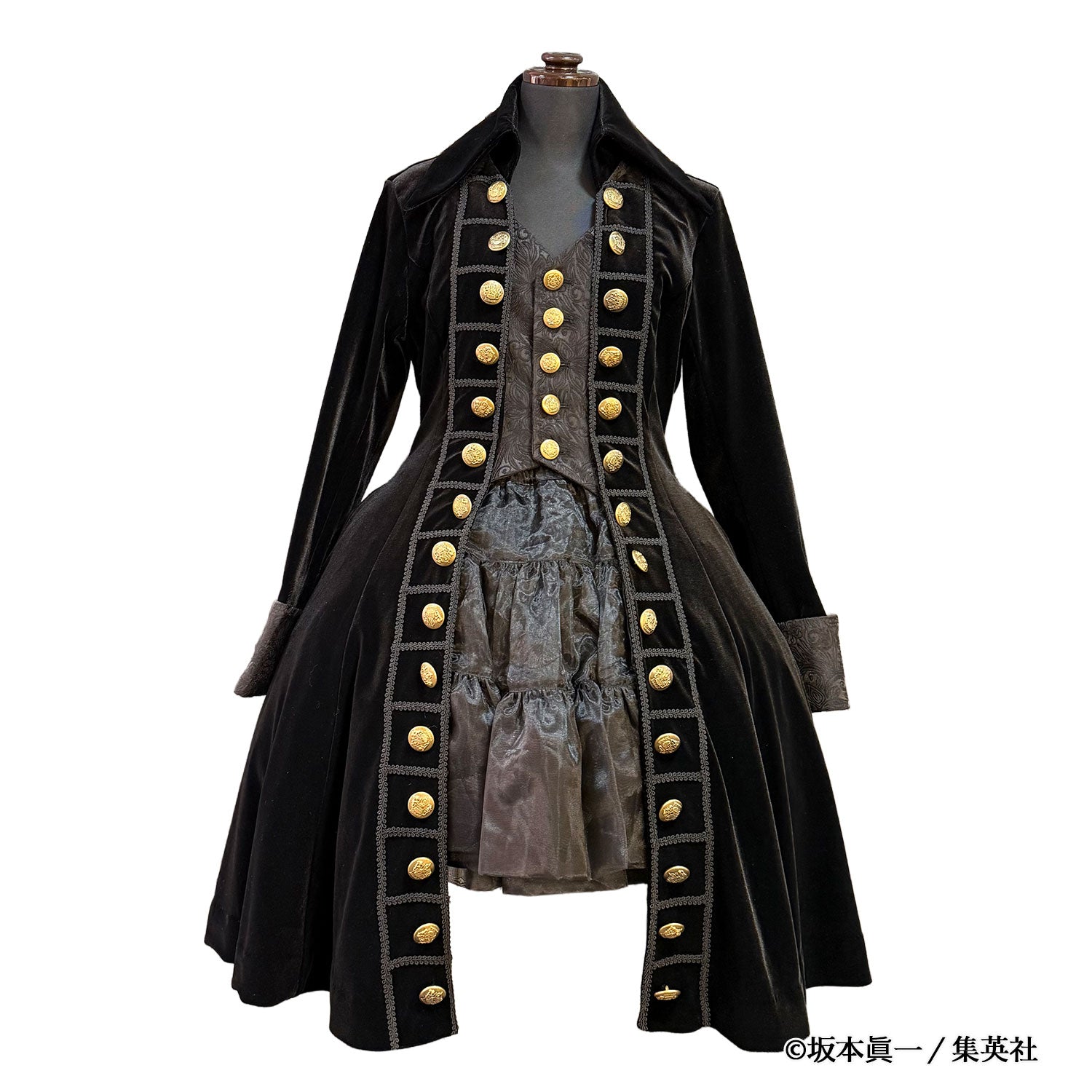 【ATELIER PIERROT】 「 イノサン 」 ロングジャケット 赤 ( 刺繍あり ) /青( 刺繍なし ) /黒 ( 刺繍なし )