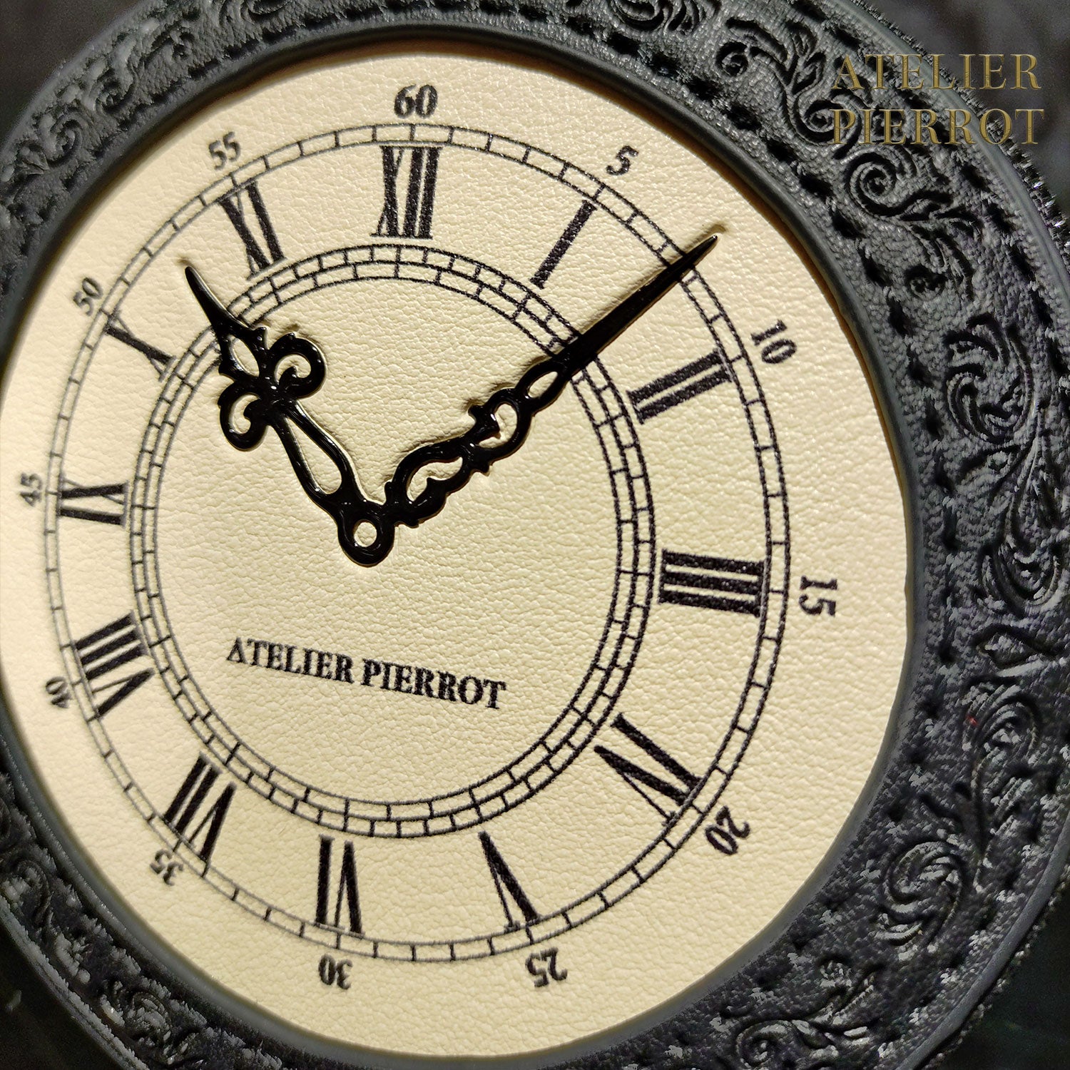 【ATELIER PIERROT】 Pochette a la carte Coin Purse ~Clock~ ブロンズ/ブラック