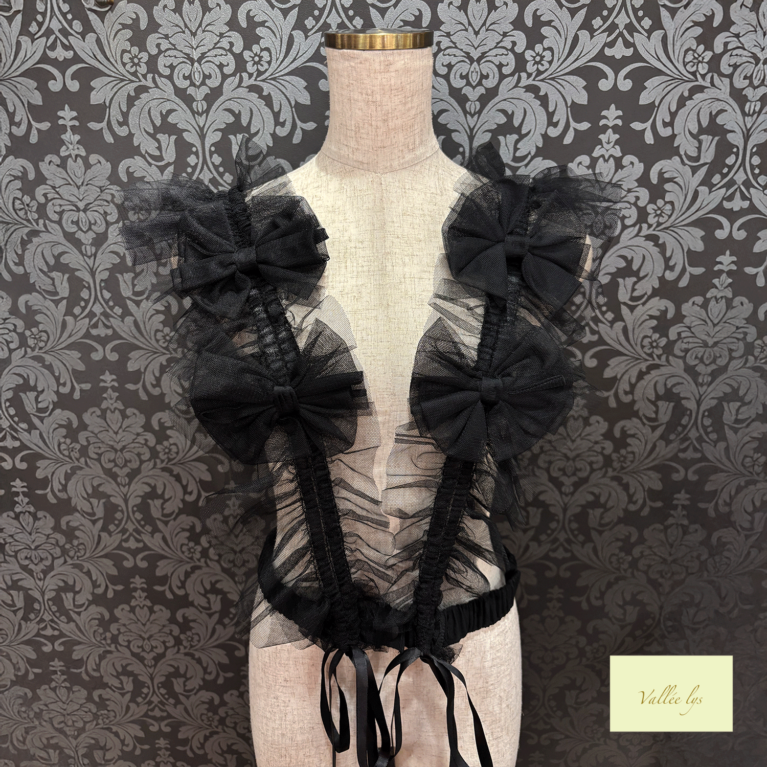 Vallee lys瓦勒莉丝Nocturne Tulle Harness白色/粉红色/波尔多/紫色/灰色/黑色