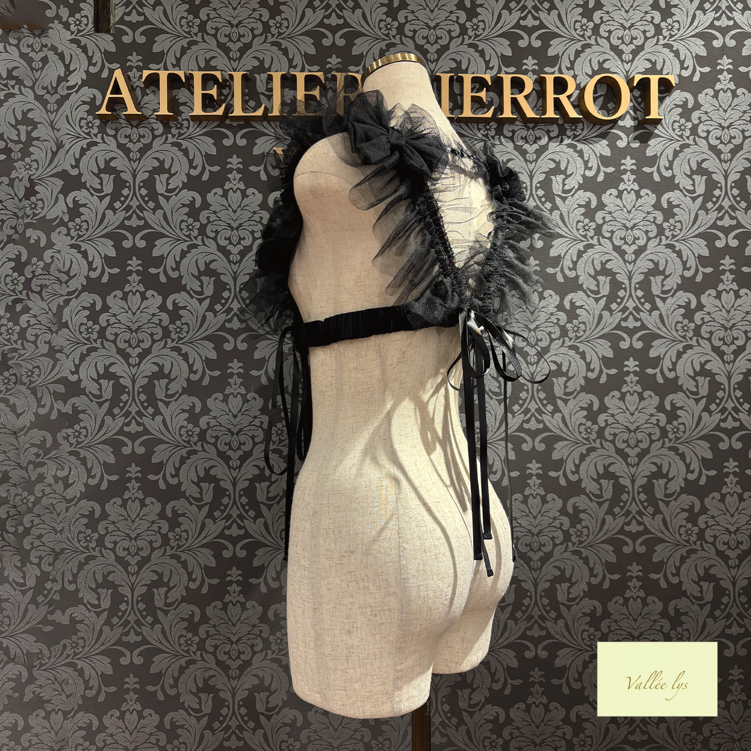 Vallee lys瓦勒莉丝Nocturne Tulle Harness白色/粉红色/波尔多/紫色/灰色/黑色