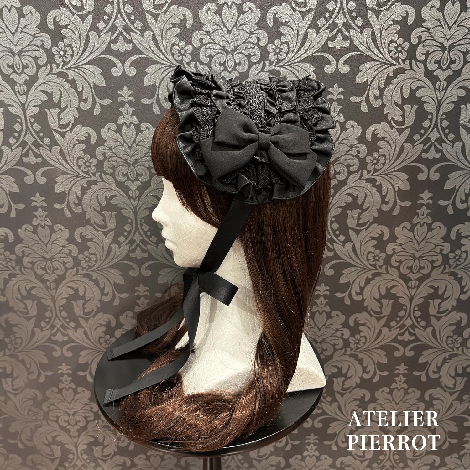 【ATELIER PIERROT】聚集了盛开的头饰白色/波尔多/海军/黑色