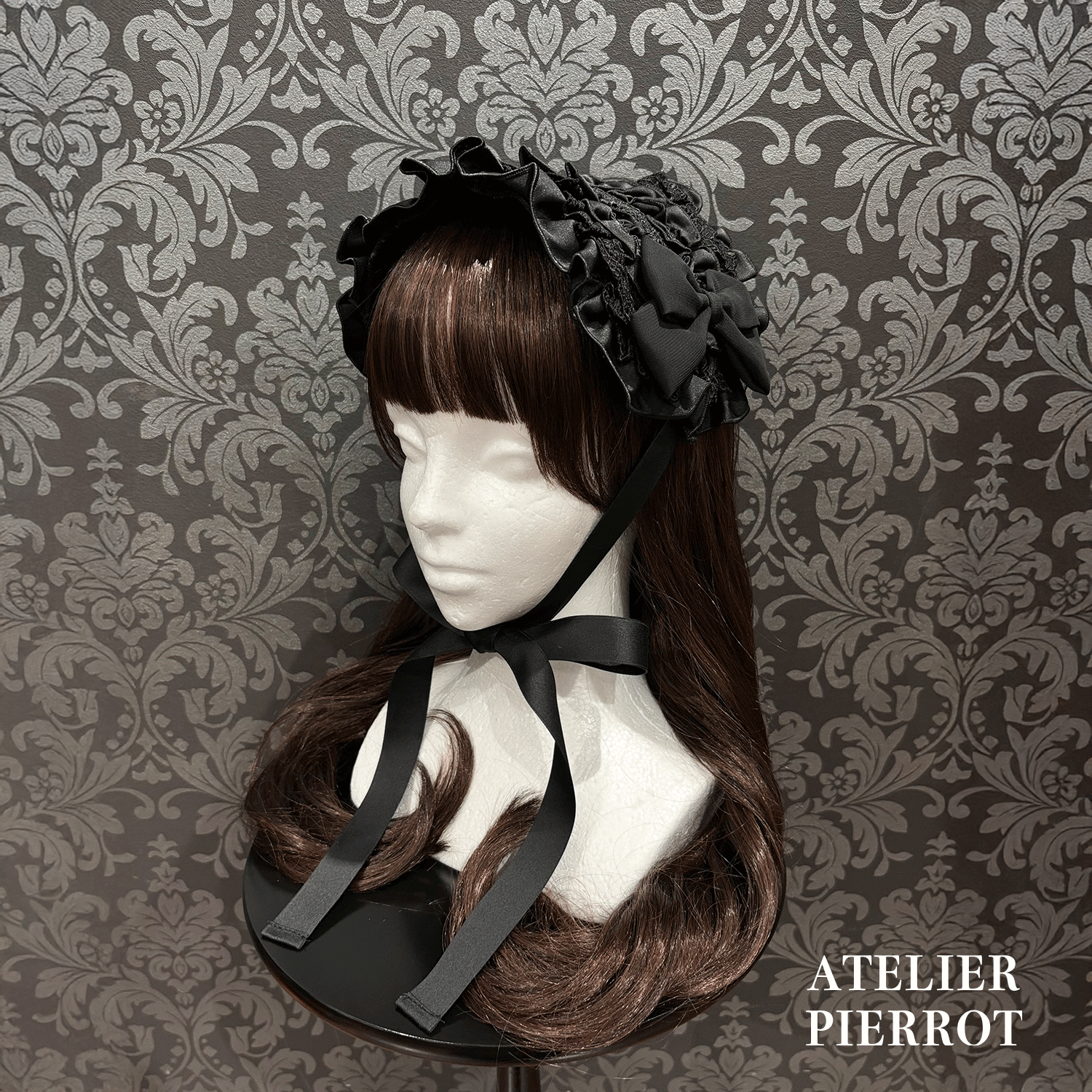 【ATELIER PIERROT】聚集了盛开的头饰白色/波尔多/海军/黑色