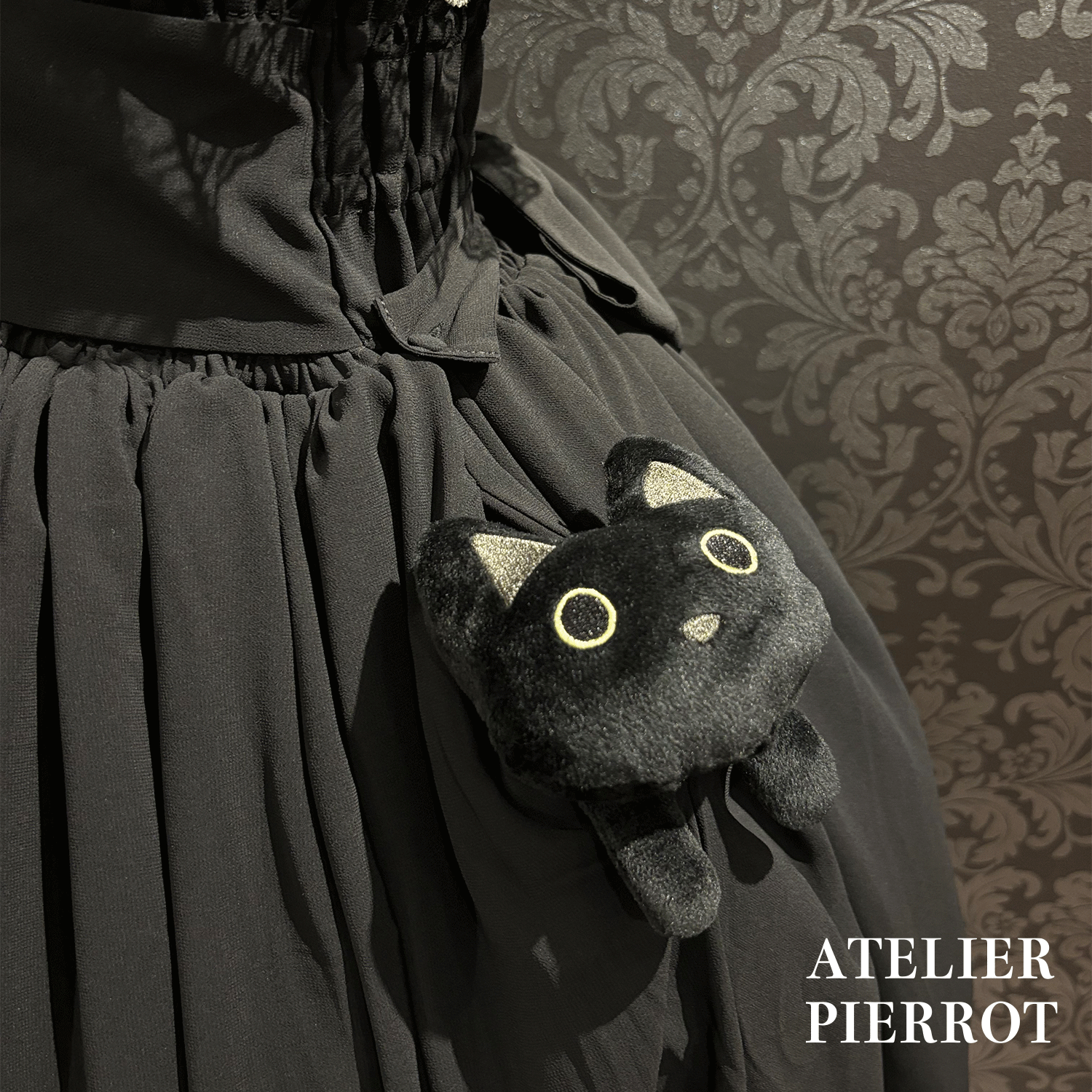 【ATELIER PIERROT】 Celestial Veil JSK White/Bordeaux/Purple/Navy/Black Size1/Size2