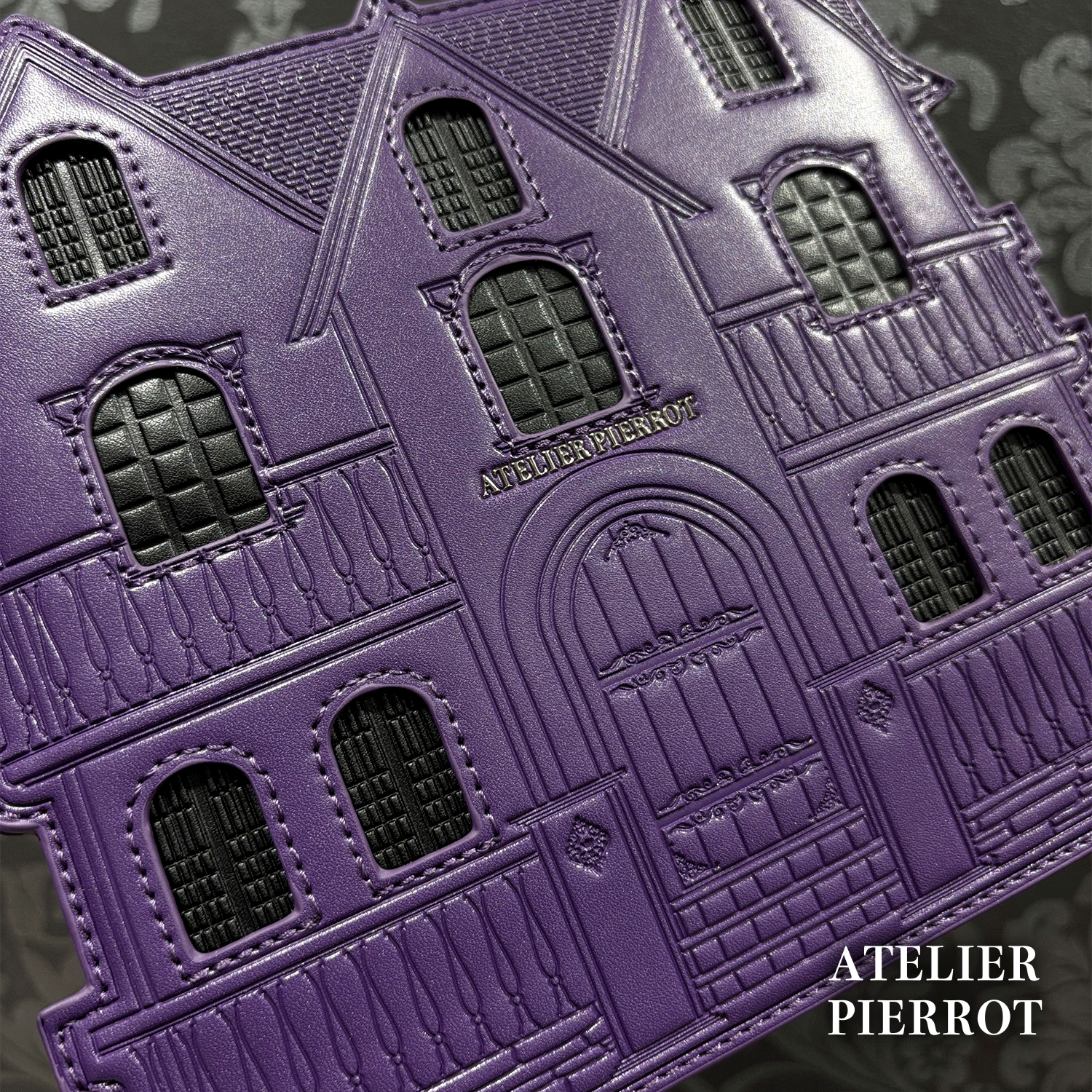 【ATELIER PIERROT】 Haunted House Pochette ホワイト/パープル/ブラック ★11月中旬〜下旬発売★