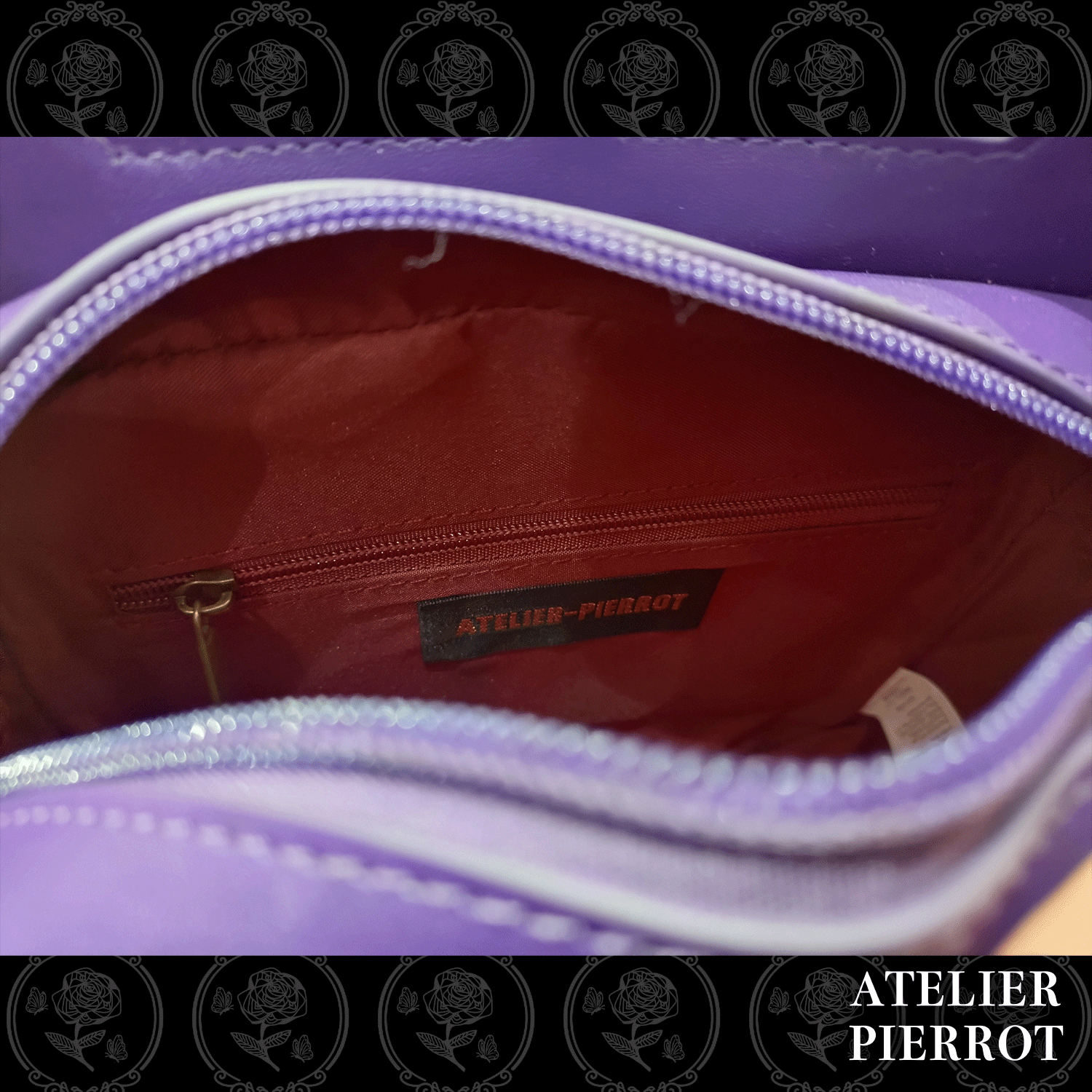 【ATELIER PIERROT】 Haunted House Pochette ホワイト/パープル/ブラック ★11月中旬〜下旬発売★