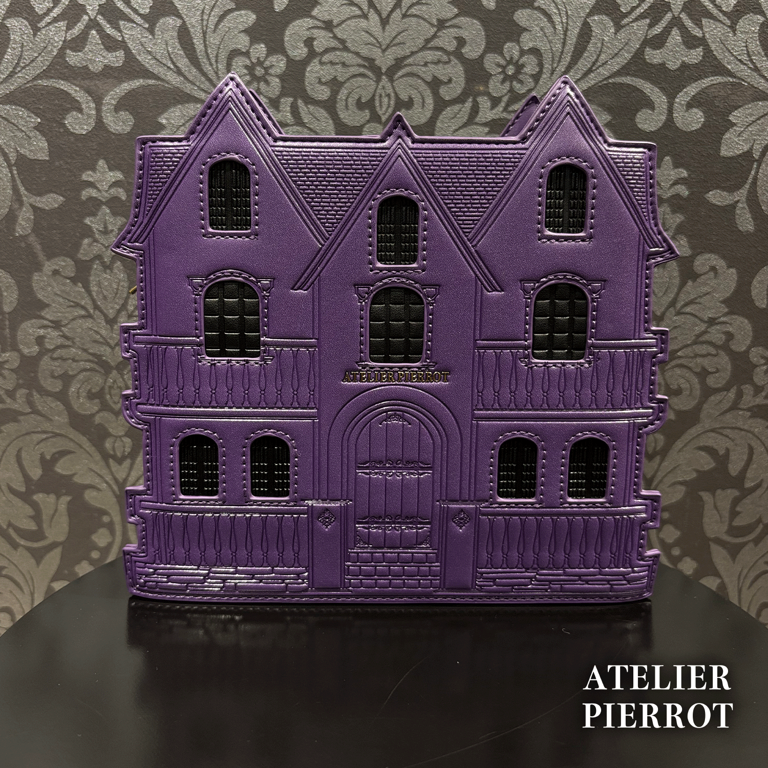 【ATELIER PIERROT】 Haunted House Pochette ホワイト/パープル/ブラック ★11月中旬〜下旬発売★