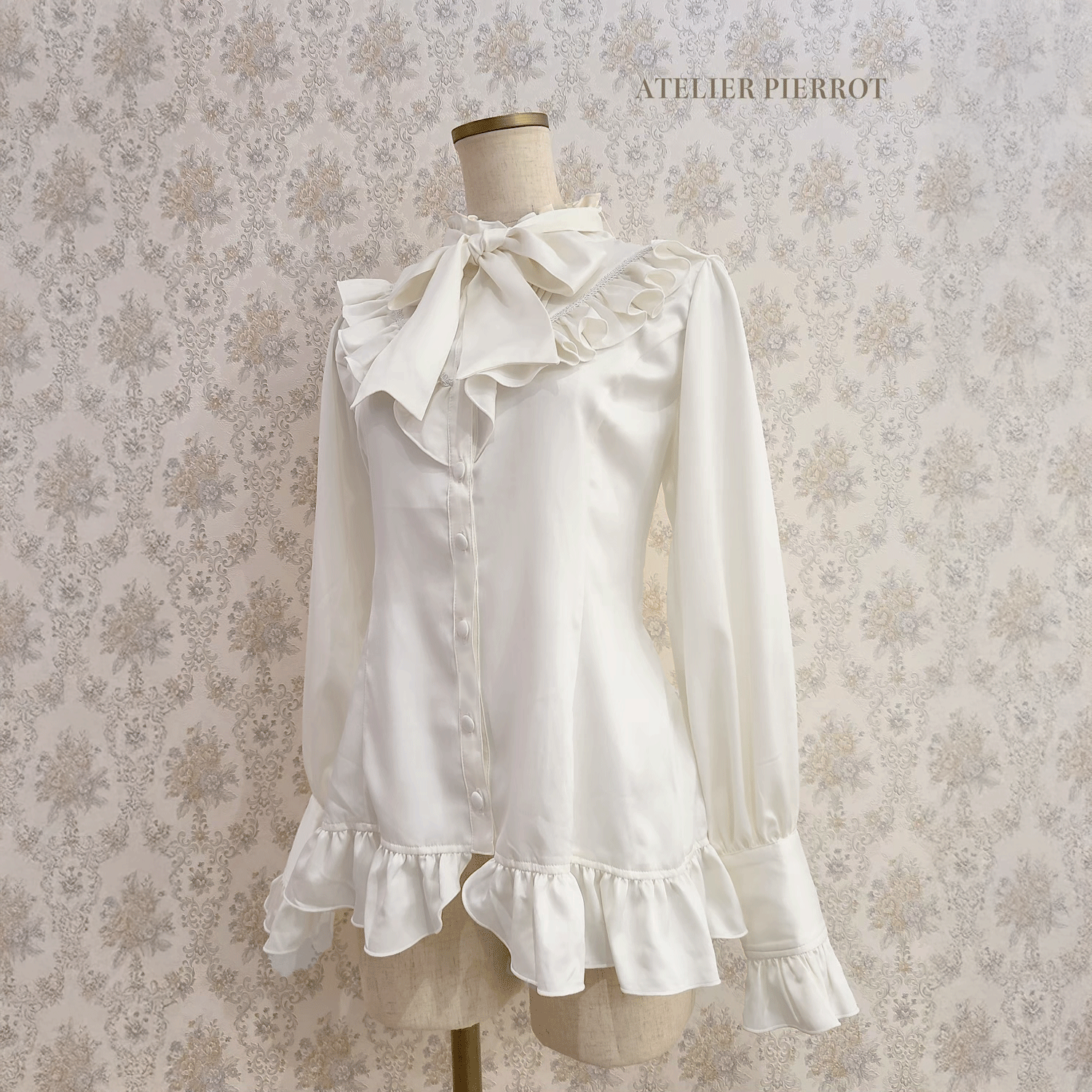 【ATELIER PIERROT】Lumiere襯衫off-White/Bordeaux/綠色/海軍/黑色