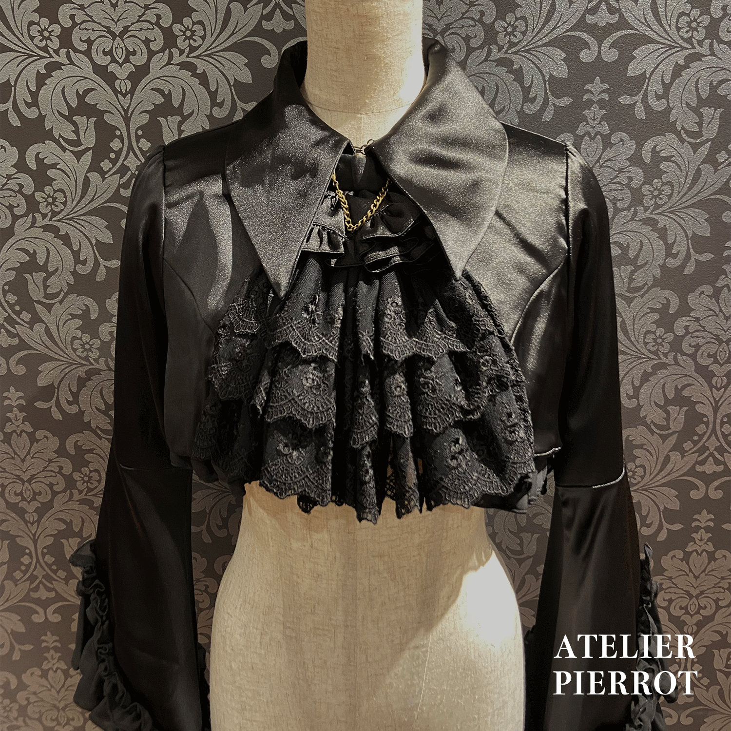 【ATELIER PIERROT】 Valkyrie Chaqueta de volante White/Burdeos/Navy/Negro x Blanco/Negro ★Lanzado a mediados a finales de agosto★