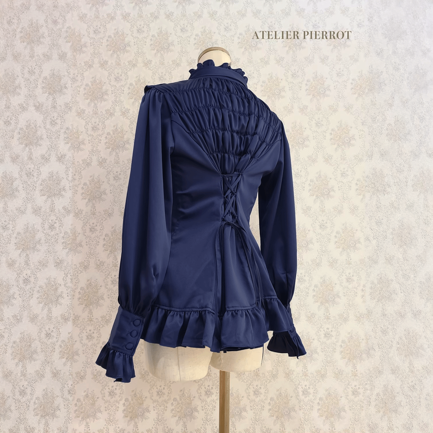 【ATELIER PIERROT】Lumiere襯衫off-White/Bordeaux/綠色/海軍/黑色