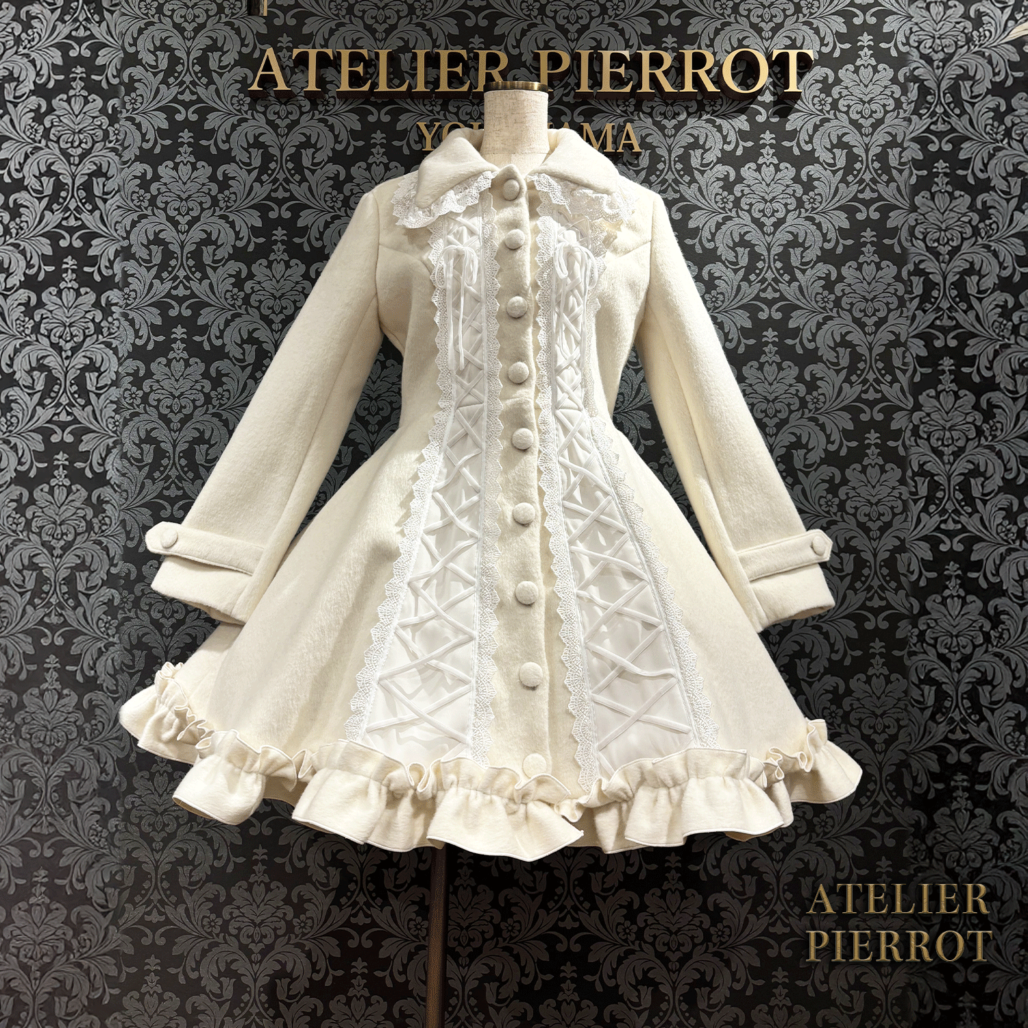 【ATELIER PIERROT】月球晶格外套 - 袖口