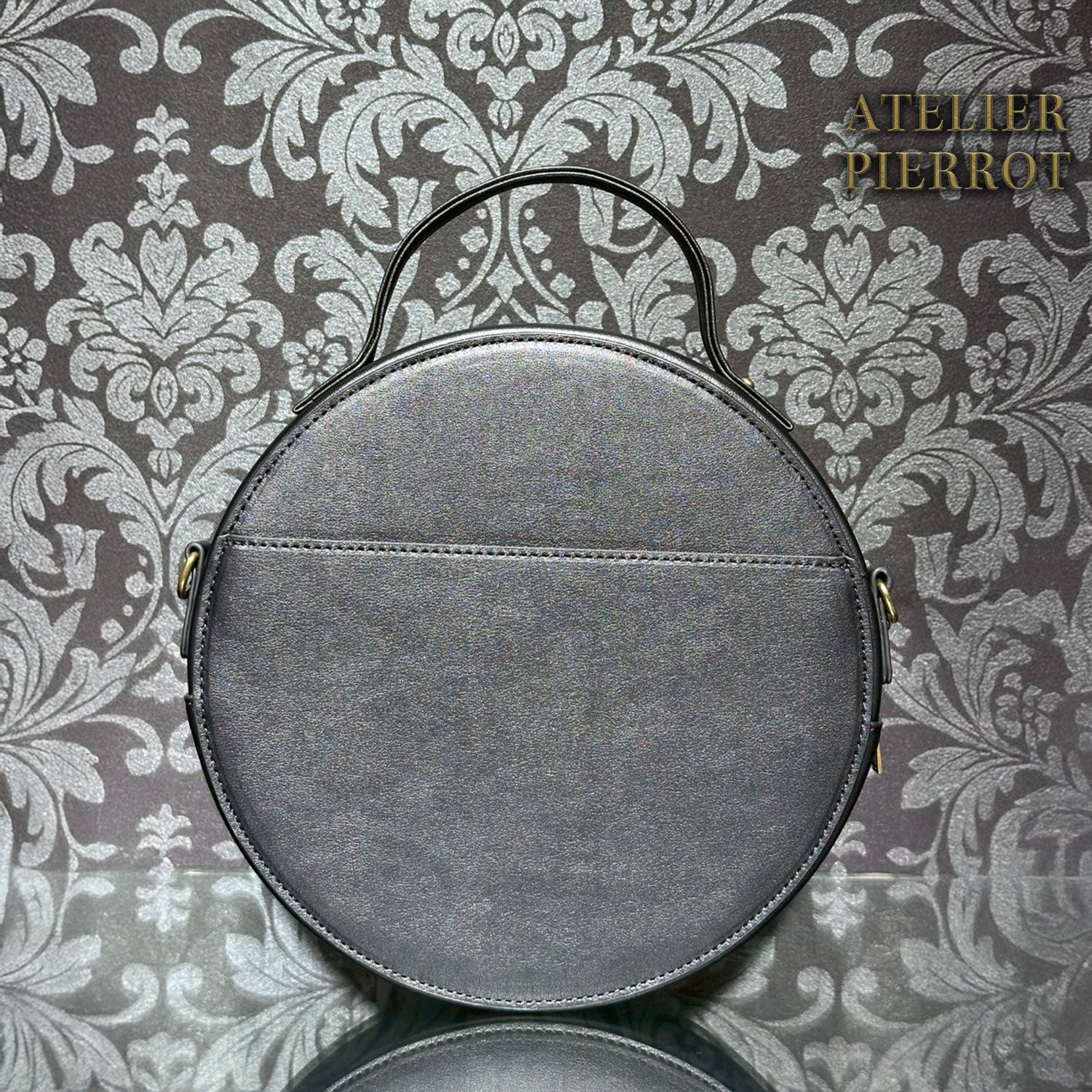 【ATELIER PIERROT】“Aeon” Clock Shoulder Bag ブロンズ/ブラック