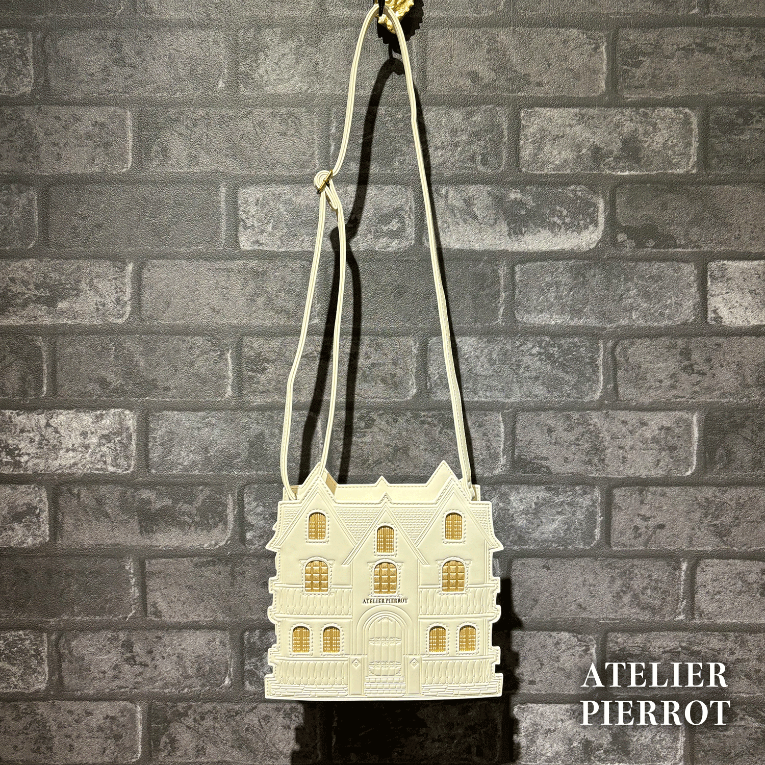 【ATELIER PIERROT】 Haunted House Pochette ホワイト/パープル/ブラック ★11月中旬〜下旬発売★