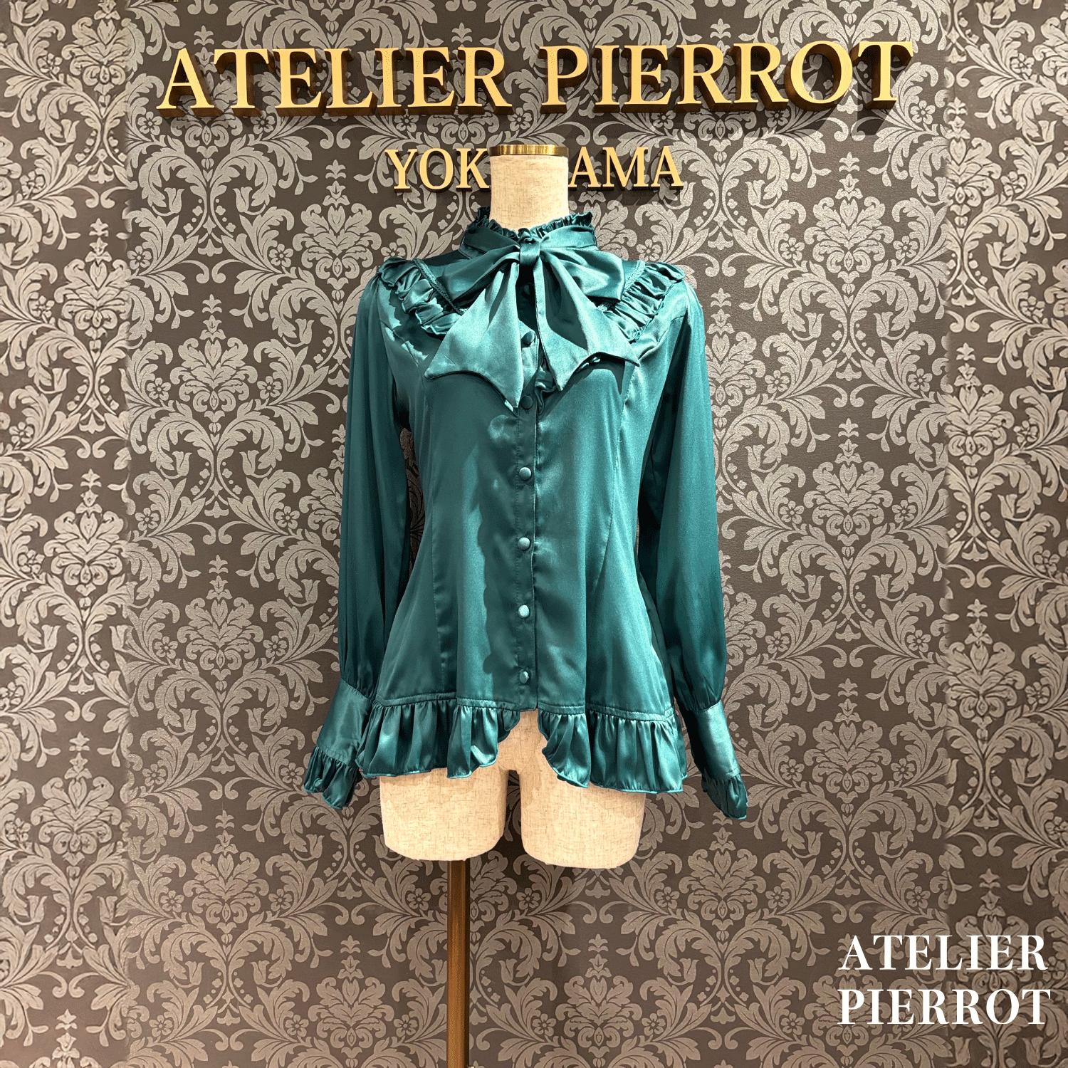 【ATELIER PIERROT】Lumiere襯衫off-White/Bordeaux/綠色/海軍/黑色
