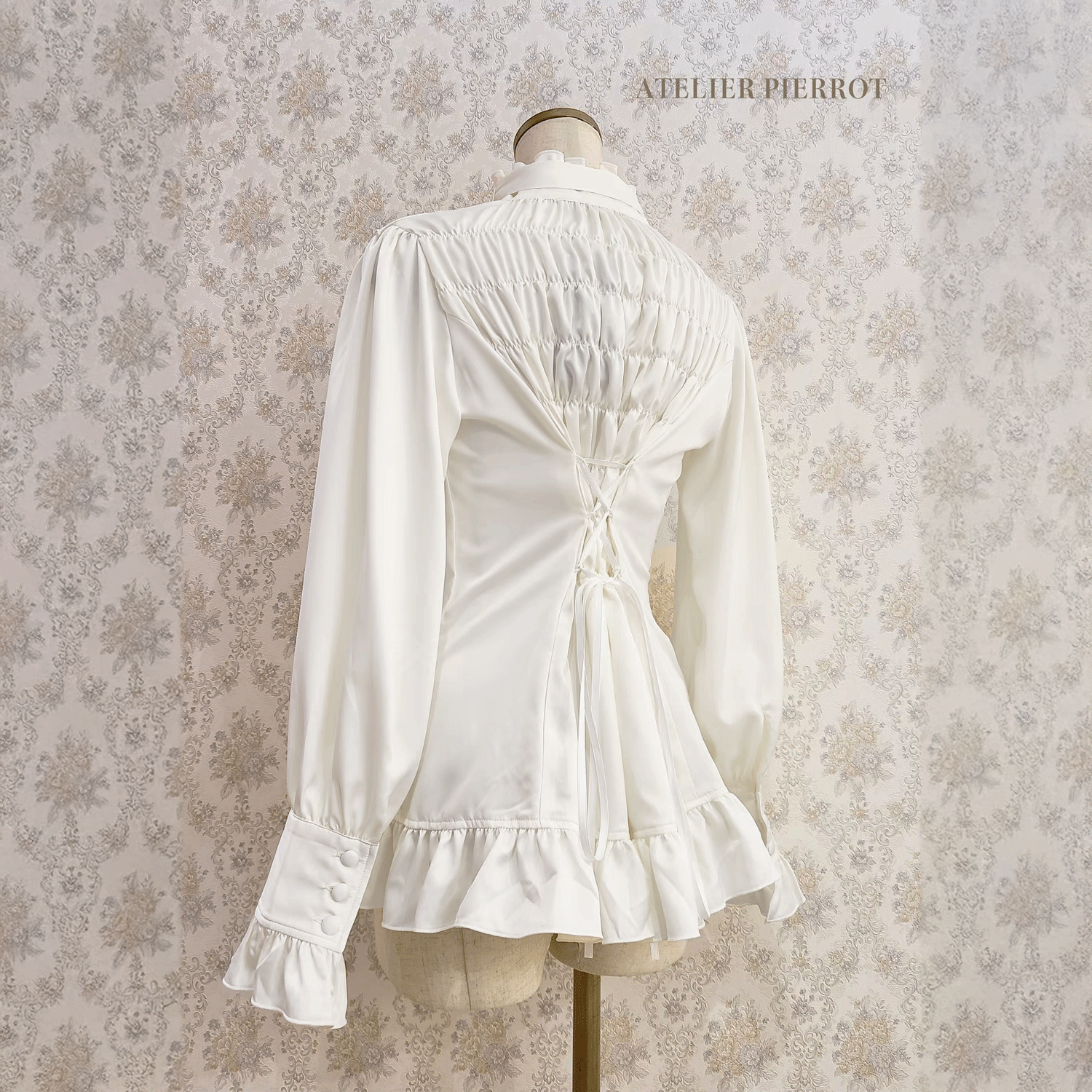 【ATELIER PIERROT】Lumiere襯衫off-White/Bordeaux/綠色/海軍/黑色
