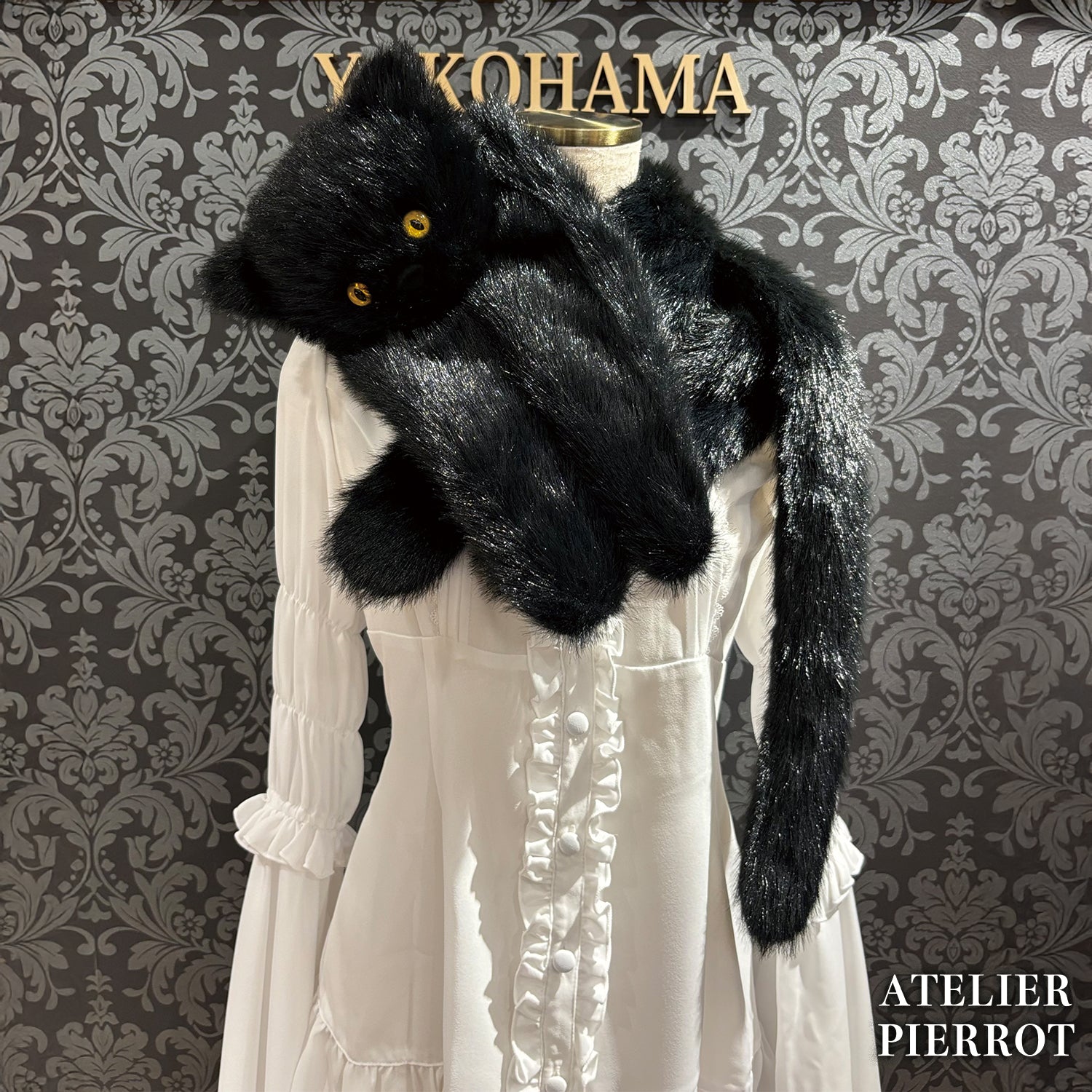 【ATELIER PIERROT】 Neige Neko Muffler