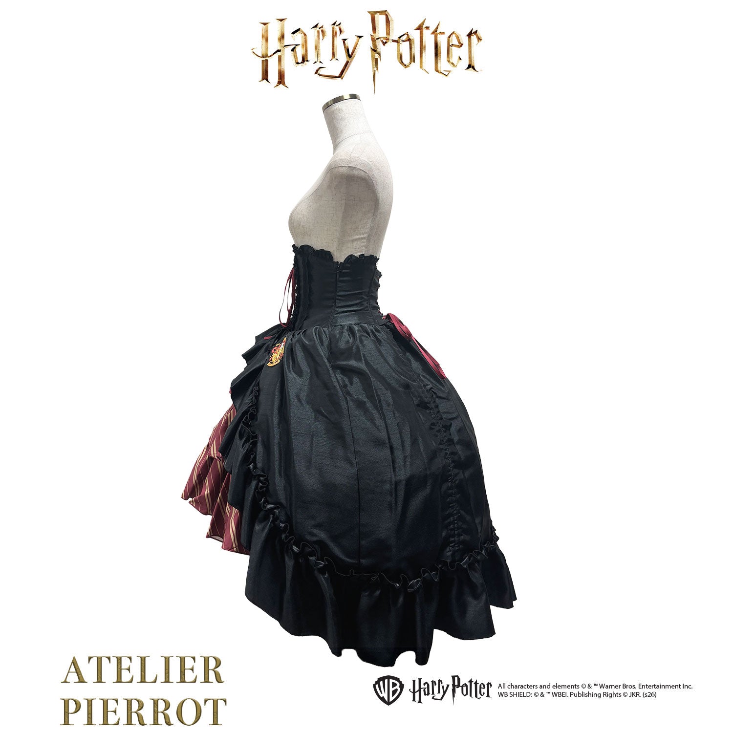 【ATELIER PIERROT】 Harry Potter ハリーポッター/バッスルコルセットスカート グリフィンドール/スリザリン/ハッフルパフ/レイブンクロー