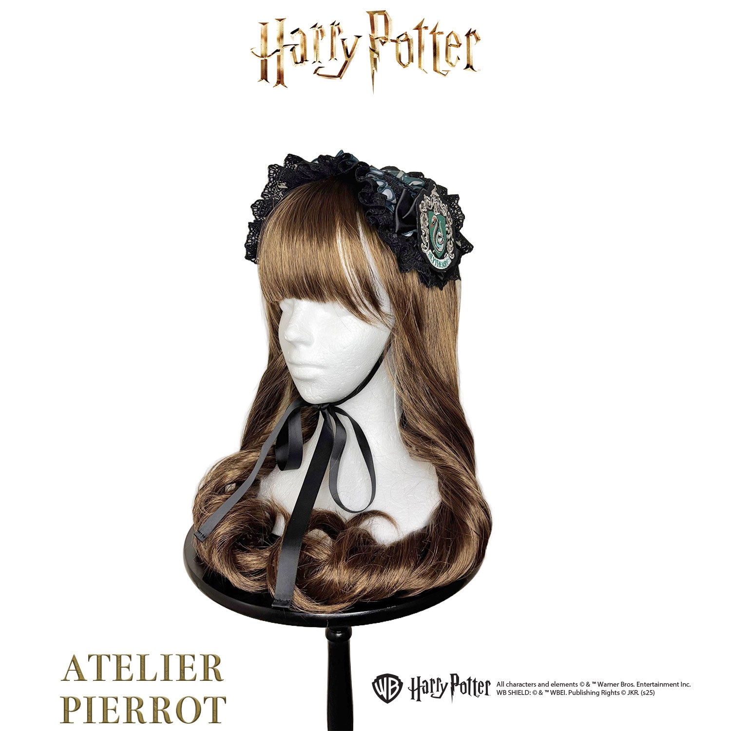 【ATELIER PIERROT】 Harry Potter ハリーポッター/編み上げヘッドドレス グリフィンドール/スリザリン/ハッフルパフ/レイブンクロー