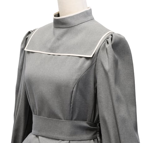 【Sheglit】シェグリット "Requiem"フレアワンピース グレー/ブラック