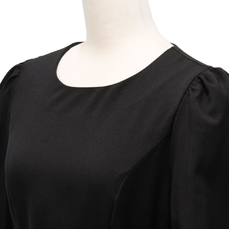 【Sheglit】シェグリット "Requiem"フレアワンピース グレー/ブラック