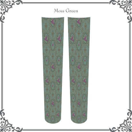 【Sheglit】シェグリット ●予約●Florence Over Knee グレーアイボリーモスグリーンダルブルー