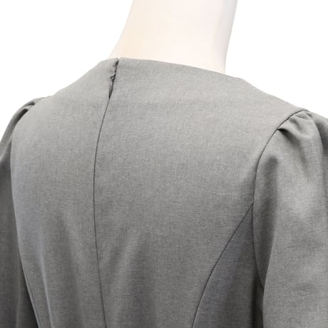 【Sheglit】シェグリット "Requiem"フレアワンピース グレー/ブラック