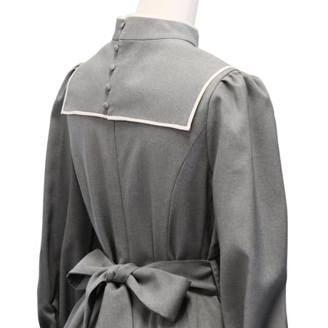 【Sheglit】シェグリット "Requiem"フレアワンピース グレー/ブラック