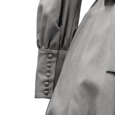 【Sheglit】シェグリット "Requiem"フレアワンピース グレー/ブラック