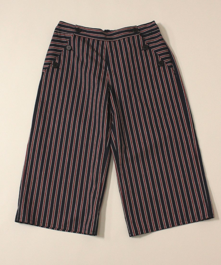 【HERHUM】ハーハム ベンジャミンパンツ グリーン/ワイン