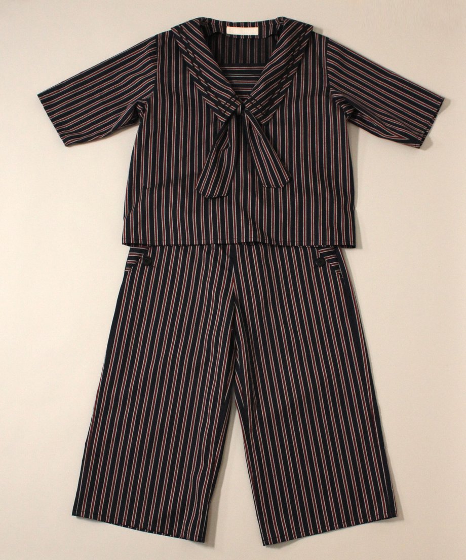 【HERHUM】ハーハム ベンジャミンパンツ グリーン/ワイン