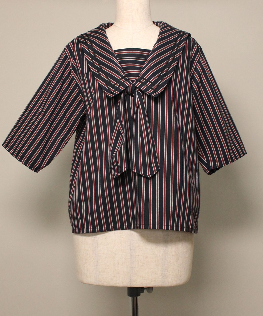 【HERHUM】ハーハム ベンジャミンシャツブラウス グリーン/ワイン